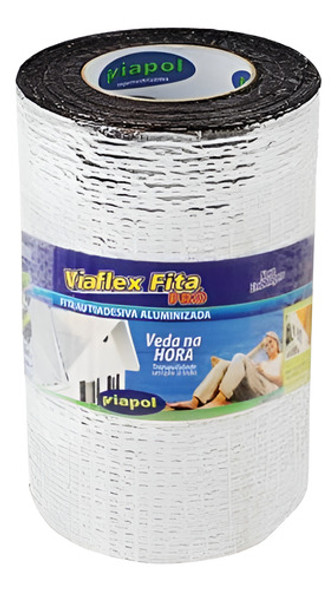 Membrana Autoadhesiva Aluminizada 30cm X 10mts Viapol G P 0
