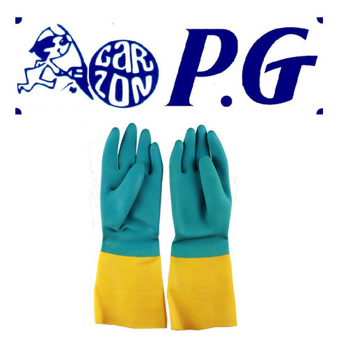 Guantes De Goma Bicolor Nº10    Funsa 0