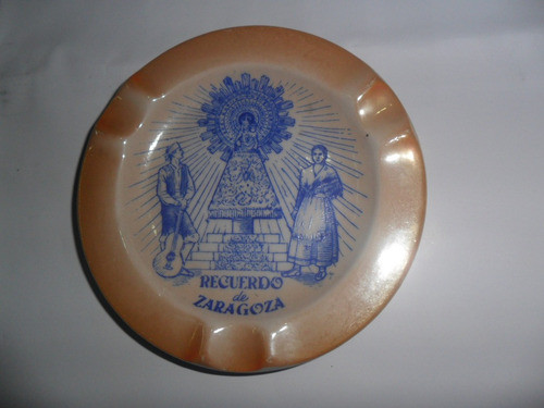 Nuestra Señora Del Pilar Virgen Recuerdo Zaragoza Cenicero 0
