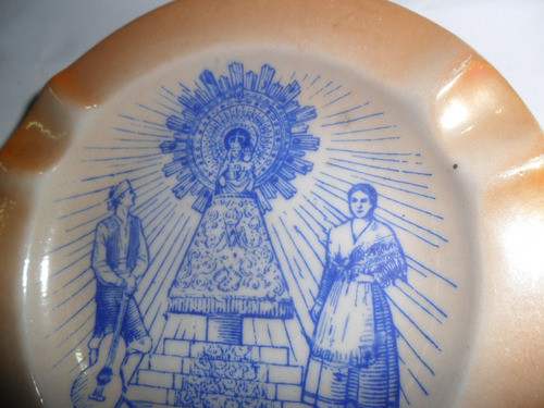 Nuestra Señora Del Pilar Virgen Recuerdo Zaragoza Cenicero 1