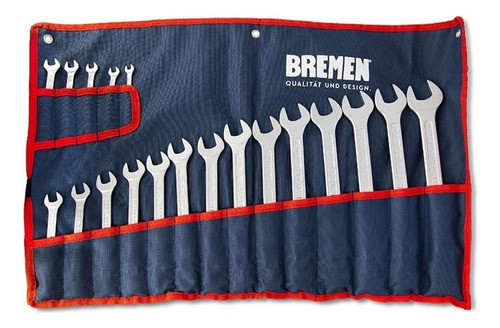 Llaves Combinadas Bremen 7177 Juego 19 Pz 6 A 24 Mm Estuche 0