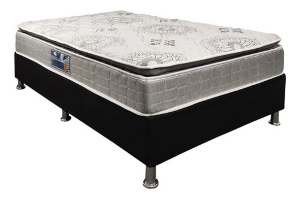 Sommier 1 Plaza Y Media Espuma Densidad 33 130kg Pillow Top 0