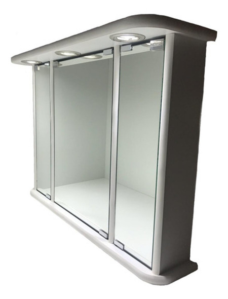 The Luxe  Botiquin Grande De Tres Cuerpos Con Luces Led 1