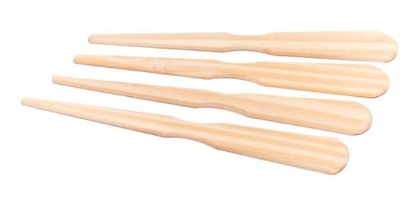 Pack Espatulas Para Depilacion Cera Madera Raqueta Nº 1 X12 0