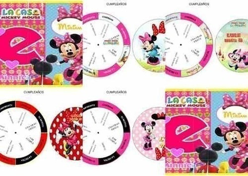 Kit Imprimible Para Tu Fiesta De Minnie Mouse Rosa / Fucsia 1