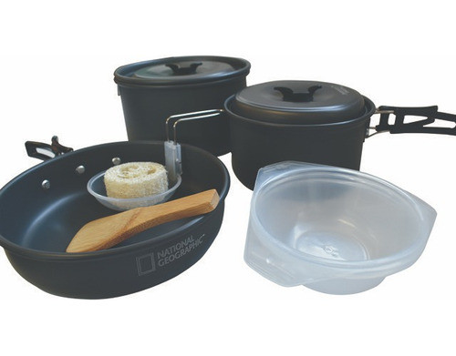 Marmita 4 Pers Nat. Geographic Camping Aluminio Anodizado 1