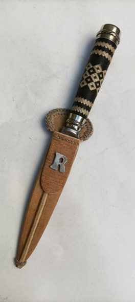 Reinosa Antiguo Cuchillo Inglés Trenzado Hoja 12 Cms Paleta 1