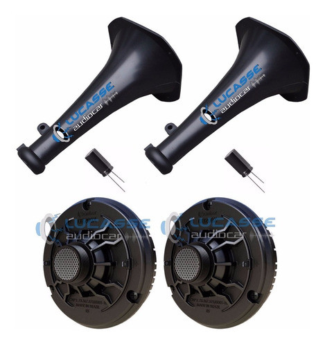 Combo Kit 2 Driver Bomber Db 200x 75w + Corneta + Capacitor 0