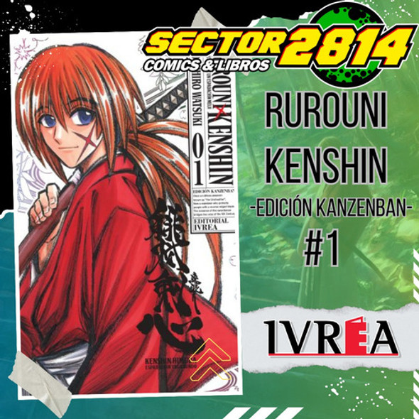Rurouni Kenshin Edición Kanzenban #1 Ivrea 0 Rurouni Kenshin Edición Kanzenban #1 Ivrea 0