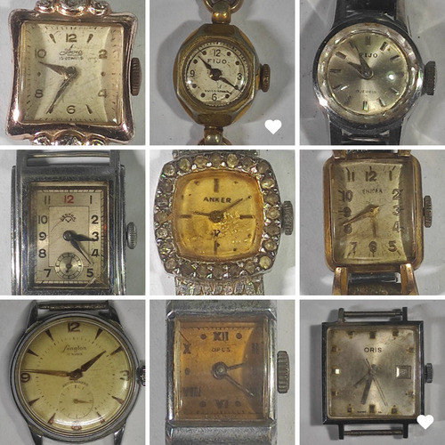 Lote Antiguos Relojes De Pulsera Varias Marcas 0