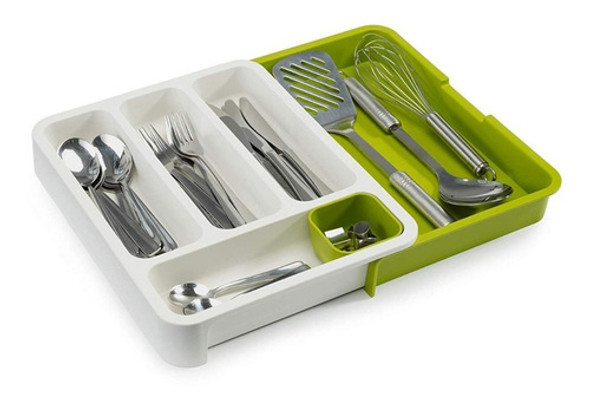 Cubiertero Para Cajón De Cocina, Organizador Extensible © 0