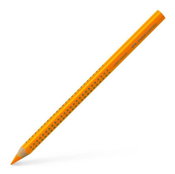 Lápiz Jumbo Naranja Neon Faber Castell - Mosca 0