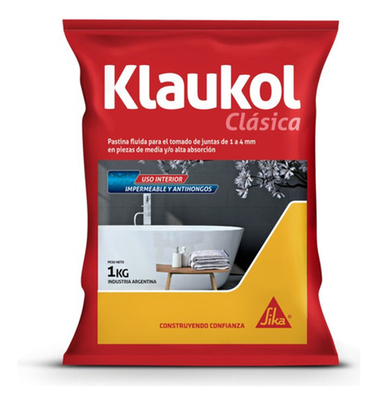 Pastina Para Ceramica Klaukol 1kg Antihongos Impermeable 0