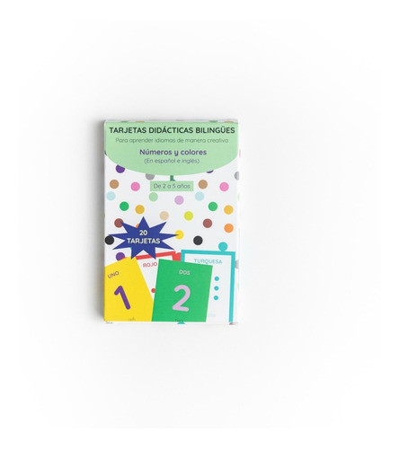 Flashcards Números Y Colores - 20 Cartas 1