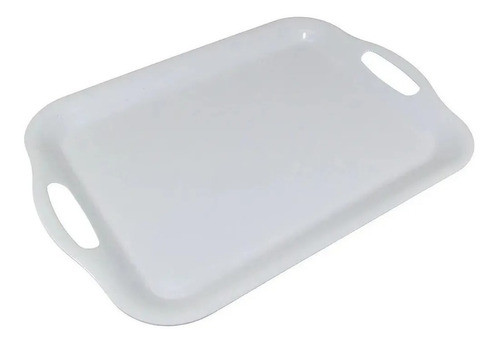 Bandeja Rectangular Melamina Con Asas Chica 36 Cm Resistente 0