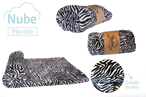 Manta Polar Para Bebes Cebra 0