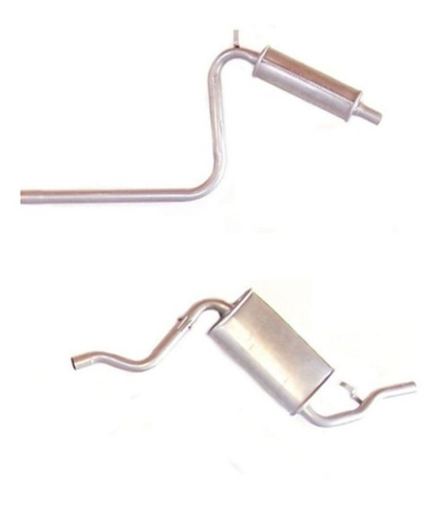 Caño De Escape Silenciador Y Precamara Fiat Uno Y Duna Tipo 0