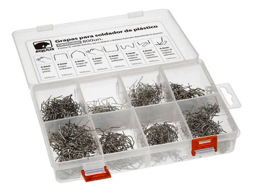 Grapas Grampas Para Pistola Soldador De Plástico Equus K37 0