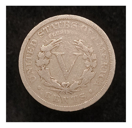 Estados Unidos 5 Cents 1903 Bueno Km 112 1