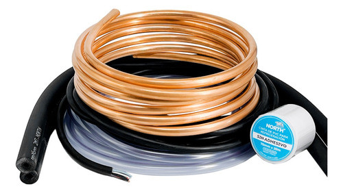 Kit Instalacion Aire Acondicionado Caños 3/8 Y 1/4 X8 Metros 0