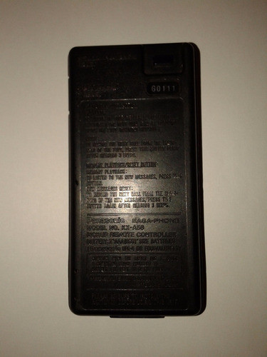 Control Remoto Panasonic Model Kx-a58 Contestador Noo Envios 1