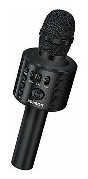 Microfono De Karaoke Inalambrico Bluetooth, 3 En 1, Portatil 0