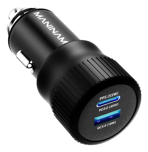 Maninam Super Fast Usb C Cargador De Coche Para Samsung S22 0