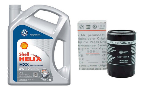 Juego Filtro Aceite Original 10w40 Audi A3 A4 1.8t 1994/2008 0