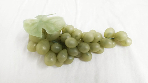 Fruta Decorativa Uva Verde En Tamaño Real X Unidad $eg 0