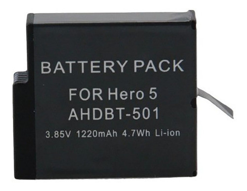 1bateria Para Gopro Hero 5 6 7 Black Ahdbt-501 0