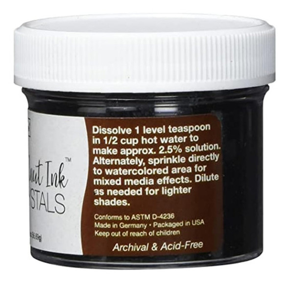 Tsukineko Wiink001 Cristales De Tinta De Nuez 2 Onzas/tarro- 1