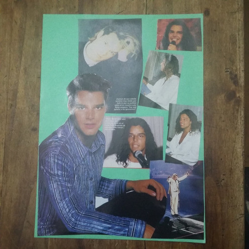 Material Grafico Collage De Ricky Martin Varios Looks (rm) 0