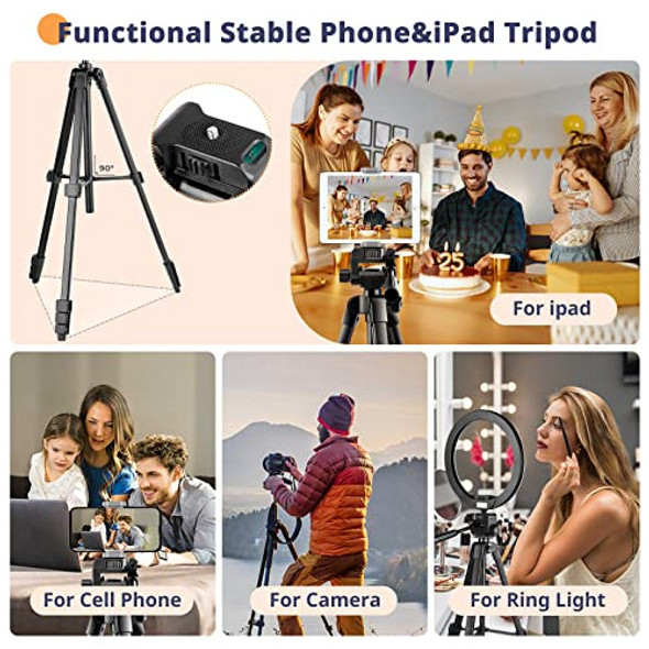 Tripode Para Camara Celular Tablet Grabacion 165 Cm Control 1