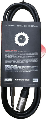 Cable Canon M-plug Kwc Iron 254 De 3 Metros 1