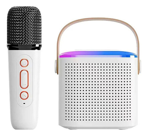 Parlante Inalambrico Bt Con Micrófono Y Luces 0