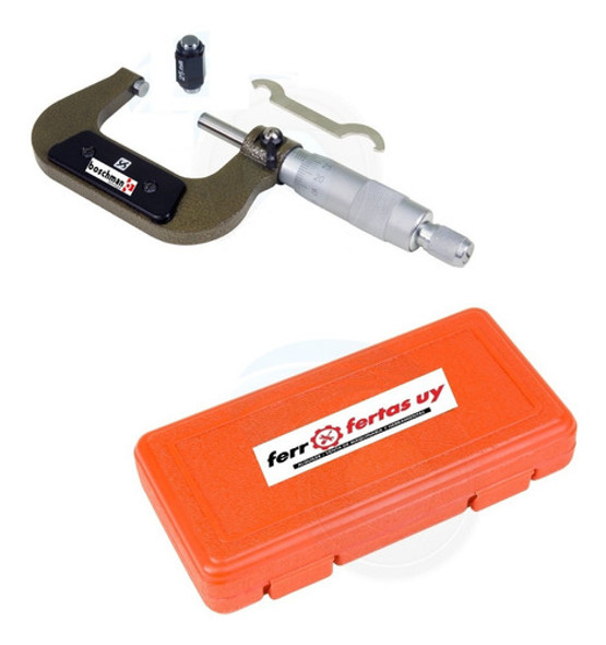 Micrometro Exterior De 0 Mm - 25 Mm Boschmann Germany Pro 0 Micrometro Exterior De 0 Mm - 25 Mm Boschmann Germany Pro 0