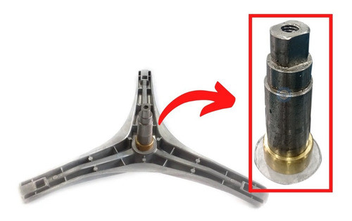 Kit Eje Soporte Lavarropas Philco Phlf070b-04 Y Phlf070b/03 1