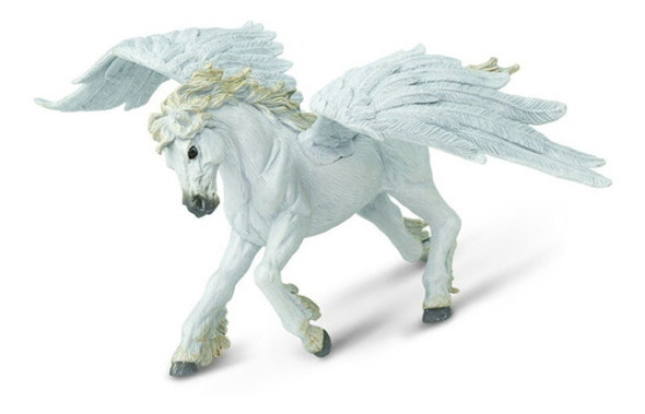 Figura Safari Animal Caballo Blanco Pegaso Heroe Caballito ® 0