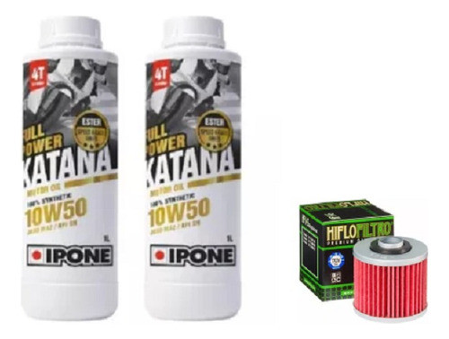 Kit Service Raptor 700 Yamaha Aceite Ipone Katana Sin+hiflo 0