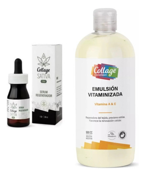 Combo Kit Collage Serum Regenerador + Emulsion Corp Vitamina 0 Combo Kit Collage Serum Regenerador + Emulsion Corp Vitamina 0