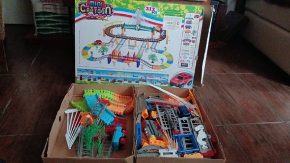 Pista De Auto Y Tren A Pilas 1