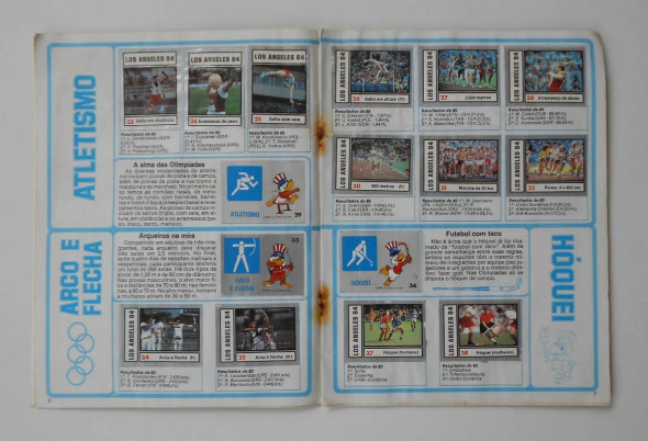 1984 Olympics Sticker Album – Complete – 1980s Edition (Used)