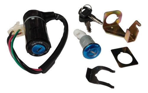Kit Llave Contacto Gilera Smash Bagattini Motos 0