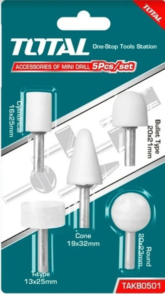 Juego 5 Piedras Para Mini Torno - Total Tab0501 0 Juego 5 Piedras Para Mini Torno - Total Tab0501 0