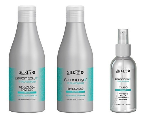 Silkey Kerankaye Perfil Repair Shampoo Balsamo X 350 + Oleo 0
