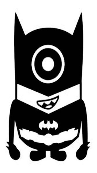 Sticker, Pegotin, Calcomania Minion Batman Envynilos 0