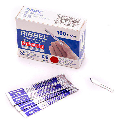 Hoja De Bisturí Estéril X 100 Unidades Ribbel 1