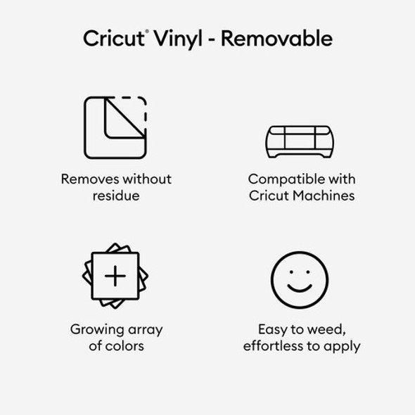 Vinilo Cricut Premium Extraíble Fucsia Para Manualidades 1