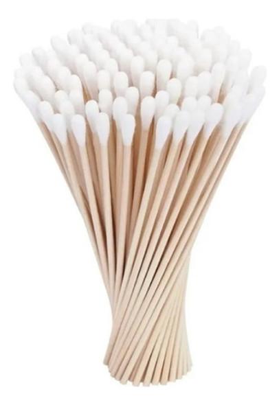 Hisopos Descartables De Madera Largos X 100 Unidades 0