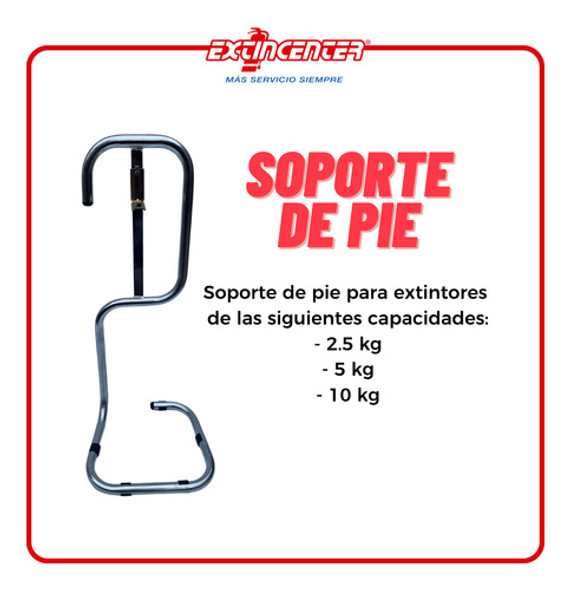 Soporte Pie Para Matafuegos De 5 Y 10 Kg Oficina Comercio 1